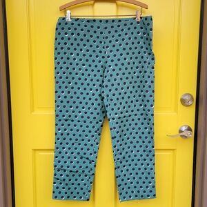 Aspesi Green Polka Dot Capri Pants IT 44 (US 8)